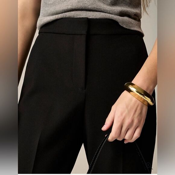 NWT J CREW Petite Kate straight-leg pant in four-season stretch in black - Picture 5 of 8